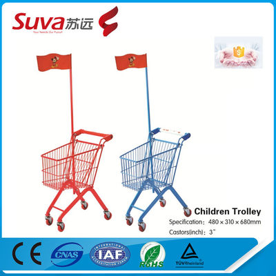 laufkatzenwagen-Kindereinkaufslaufkatze des Spielzeugeinkaufswagen Rad-Korb-Laufkatzentransportgestells Einkaufs