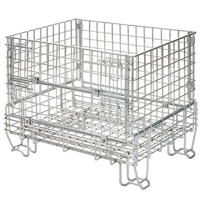 Geschweißte Lager-stapelbare Draht-Speicher-Käfige verdrahten Mesh Metal Storage Cage